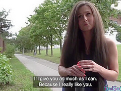 Czech Bj Babe Pov Fucked Outdoor For Money After Casting