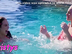 Petite Small Tit Babes Have Fun In The With Kimmy Granger And Riley Reid