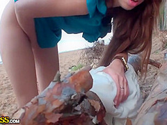 Horny Sex Lovers Have Fun In The Fresh Air With Iva Zan