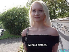 Pulled Blonde Pussy Stuffed From Behind Before Giving Head