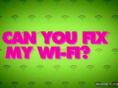Can You Fix My Wi-Fi? With Johnny Sins, Nicolette Shea - Brazzers