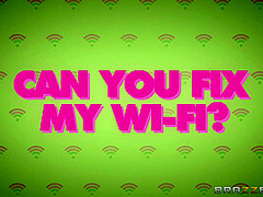 Can You Fix My Wi-Fi? With Johnny Sins, Nicolette Shea - Brazzers