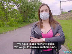 Mia Rose - Pretty Face Mask Playing With A Sexy Busty Teenager 18+ With Big Tits