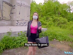 Mia Rose - Pretty Face Mask Playing With A Sexy Busty Teenager 18+ With Big Tits