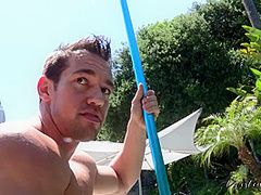 Dana Vespoli And Johnny Castle: Fucking A Sexy Milf By The Pool