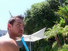 Dana Vespoli And Johnny Castle: Fucking A Sexy Milf By The Pool