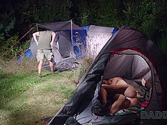 DADDY4K. Tempting outdoor sex between young and big-titted Era Queen and old George Uhl