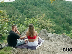 CUCK4K. She always dreamt about 2 cocks at once, he dreamt to see it and jerk off