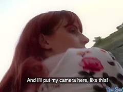 Ginger Slut Fucked In Hairy Pussy In Pov In Outdoor Session