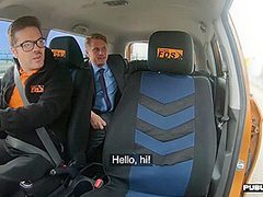 Public Euro Riding Boss Cock On Front Seat