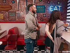 Boomer is shocked when he gets public handjob from GenZ date