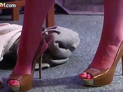 Office CFNM MILF divas teasing lucky lad