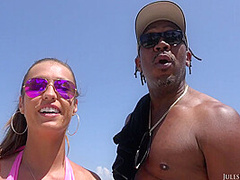 Kelsi Monroe Hanging Out In Miami Gets Caught Hurricane Dredd - Exclusive Scene - JulesJordan