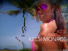 Kelsi Monroe Hanging Out In Miami Gets Caught Hurricane Dredd - Exclusive Scene - JulesJordan