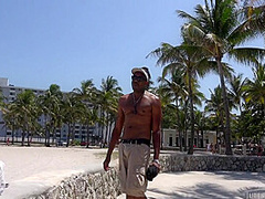 Kelsi Monroe Hanging Out In Miami Gets Caught Hurricane Dredd - Exclusive Scene - JulesJordan