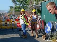 Cock-Calling On The Job Site With Danny D, Ivy Lebelle - Brazzers