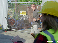 Cock-Calling On The Job Site With Danny D, Ivy Lebelle - Brazzers