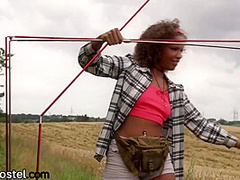 Black Smalltitted Teen 18+ Fingered N Fucked Outdoor Under Tent