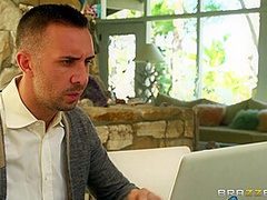 Fuck Away The Writer's Block With Keiran Lee, Olivia Blu - Brazzers