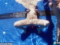 Big Tit Skinny Dip: Toying With Valory & Lana