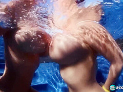 Big Tit Skinny Dip: Toying With Valory & Lana
