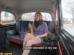 Petite Taxi Babe With Tattooed Body Outdoor Fucked In Cab