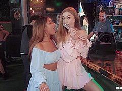 Babi Star, Callie Black And G I Joey - Public Lesbian Anal Pranksters Night Out Video