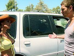 Giving Him The Hard Sell With Diamond Foxxx, Xander Corvus - Brazzers