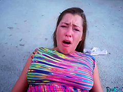 Pickedup Brunette Eurobabe Sucks In Pov Before Outdoor