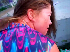 Pickedup Brunette Eurobabe Sucks In Pov Before Outdoor