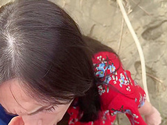 Car Ride To The River Ends With Wet Pleasure Pov Roadside Fun