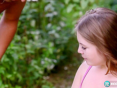 Sexy Teen Alessandra Jane Is a Hoe in the Garden, Fucking Under the Sun