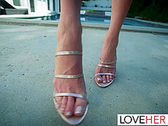 Joi Foot Tease With Addison Vodka - Addison Vodka