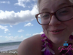 Riley Star in Virtual Vacation Movie - AtkGirlfriends