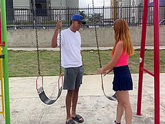 I Meet A Bored Stranger In The Park, I Invite Her To My Apartment To Unbore Her, I End Up Sticking My Dick In Her