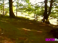 Blonde Amateur In The Forest
