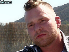 Horny ginger babe deepthroting in 3some