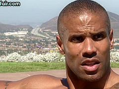 Horny ginger babe deepthroting in 3some