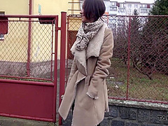 Stranger Convince Brasil Babe To Come In Van And Cum On Her Hairy Pussy 8 Min - Huge Boobs