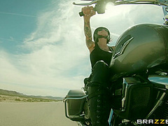 Bloodthirsty Biker Babes: Part 3 With Johnny Sins, Anna Bell Peaks, Felicity Feline - Brazzers