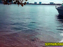 Karen Fisher - Shameless Whore Loves Being Fucked Outsides On An Island! 6 Min