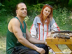 Judytha Bella Lets Her Archery Coach and His Friend Give Her a DP - Private Porn Sex Videos