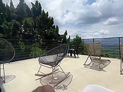 Big Pussy And La Rola - My Husbands Friend Puts Suntan Lotion On My Ass And Then Fucks Me Deliciously 10 Min