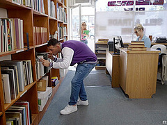 Milf Librarian Is Secretly Addicted To Eating Cum With Johnny Love, Blake Blossom, Jenna Starr - Brazzers