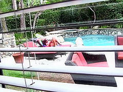 Girl Tans Naked To Get Her Neighbors Attention