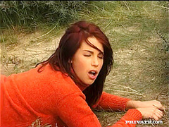 Victoria Takes Two Rides on the Beach - Private Porn Sex Videos