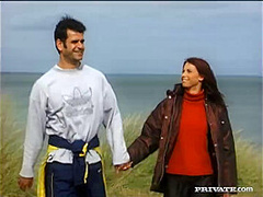 Victoria Takes Two Rides on the Beach - Private Porn Sex Videos