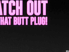 Watch Out For That Butt Plug! With Xander Corvus, Zlata Shine - Brazzers