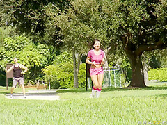 Can You Catch Up With These Juggs? With Levi Cash, Micah Moore - Brazzers