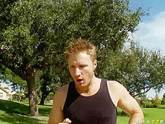 Can You Catch Up With These Juggs? With Levi Cash, Micah Moore - Brazzers